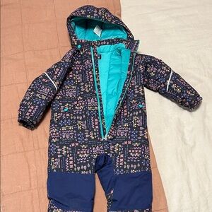 Patagonia Kids One Piece - Multicolor Pattern with Blue